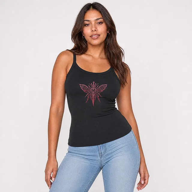 Honeytrap Bee Court Tank on model