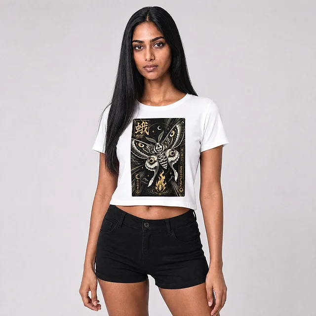 Manga Crop Top on model