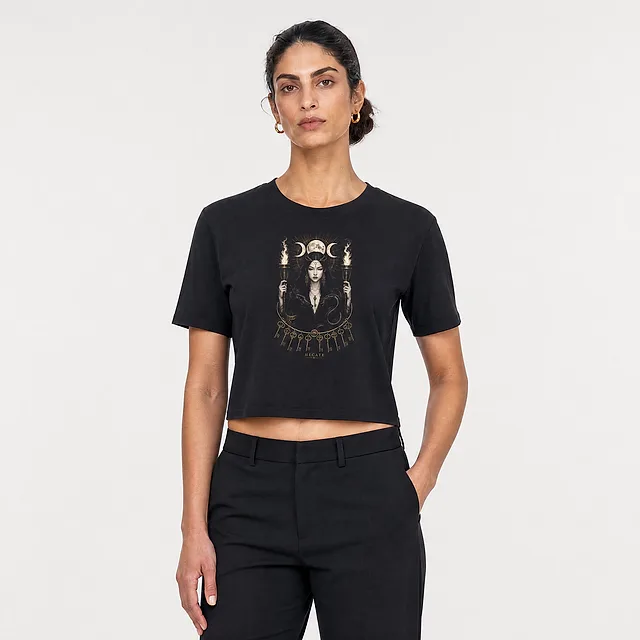 Hecate · The Witch Crop Top on model