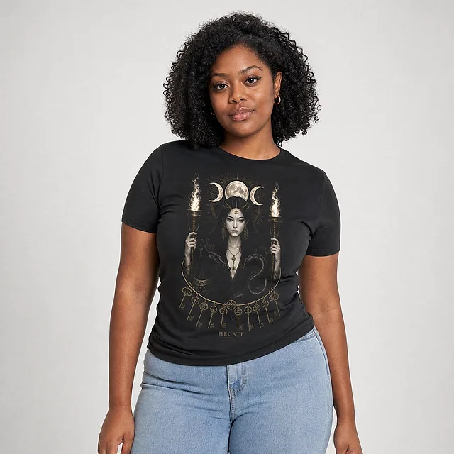 Hecate · The Witch Tee on model
