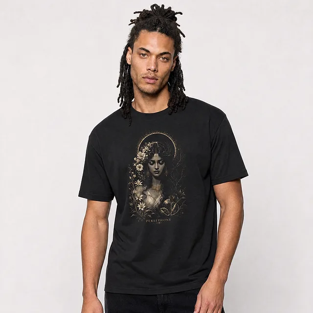 Persephone · The Dark Queen Tee on model