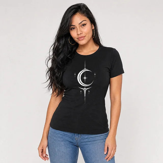 Moon Sigil Tee on model