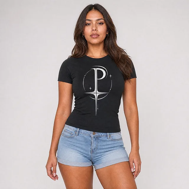 Pluto Sigil Tee on model