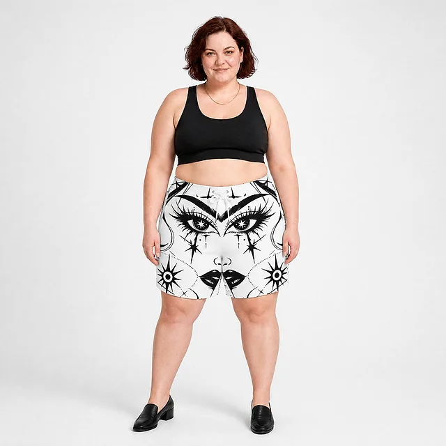 Bad Omen Beauty Board Shorts on model