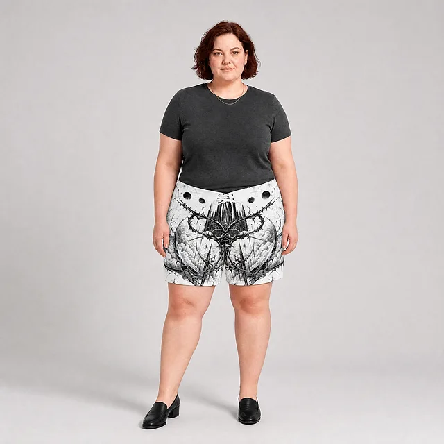 Heavenmetal Board Shorts on model