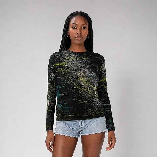 Hollow Signal Sweatshirt on model