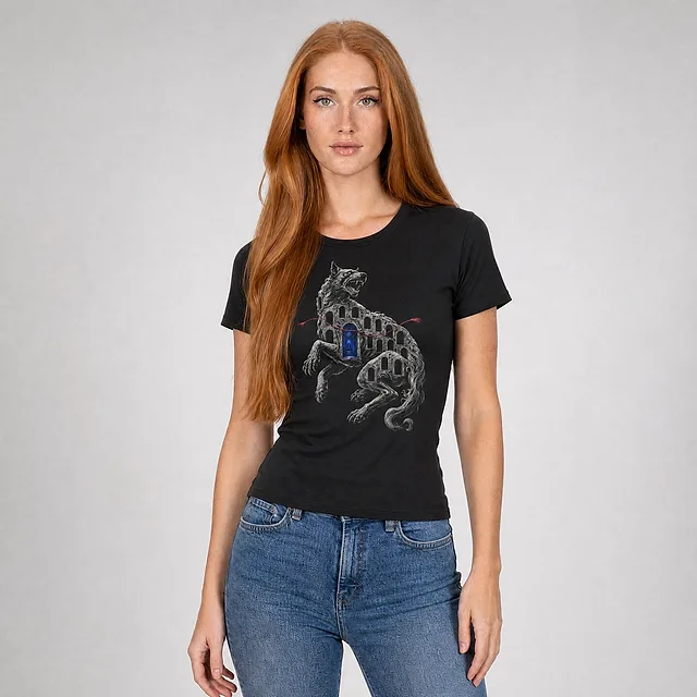House Hound Tee on model