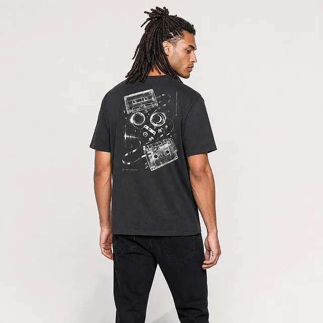 Orbital Tape Sweatshirt on model