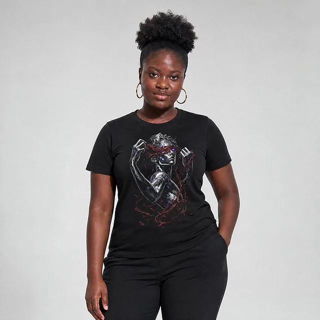 Saint of Self Tee on model