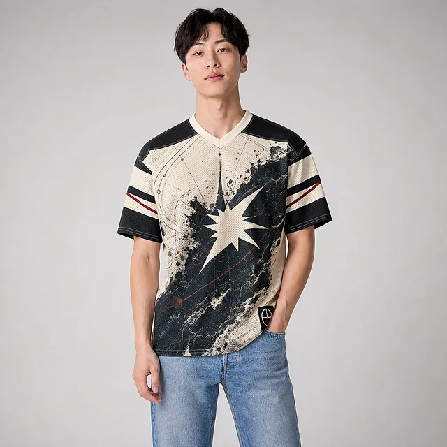 The Thirteenth House Jersey on model