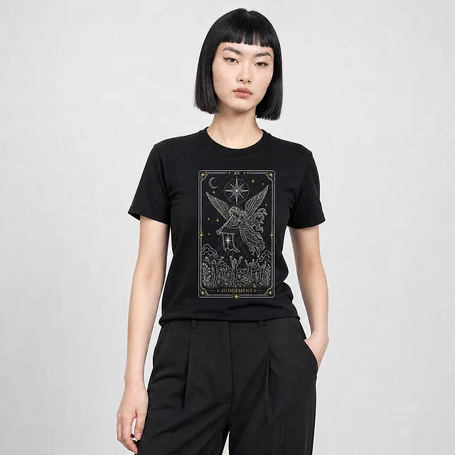 Judgement Tarot Tee on model