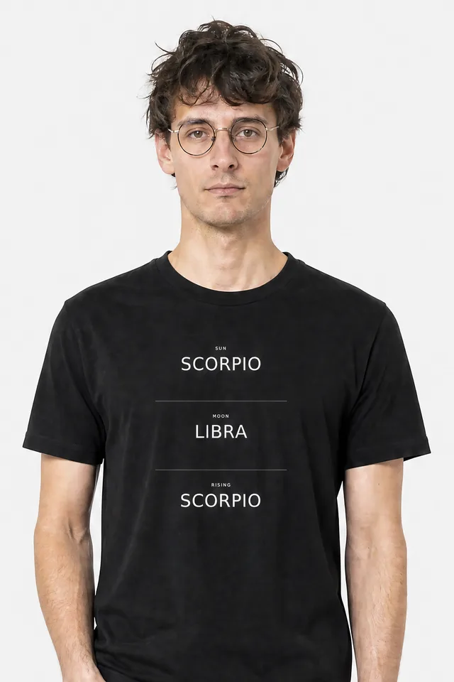 The Big Three Tee on model