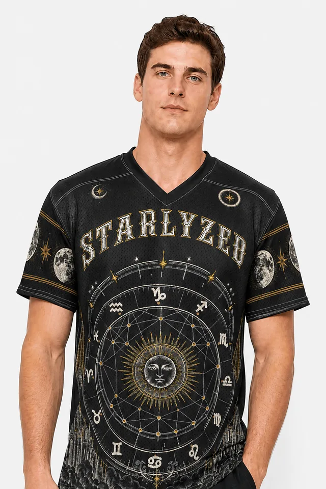 Celestial League Away Jersey on model