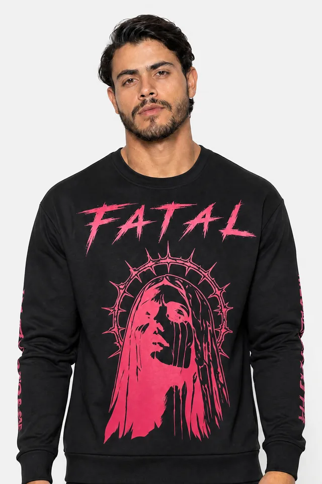 FATAL Veil Sweater on model
