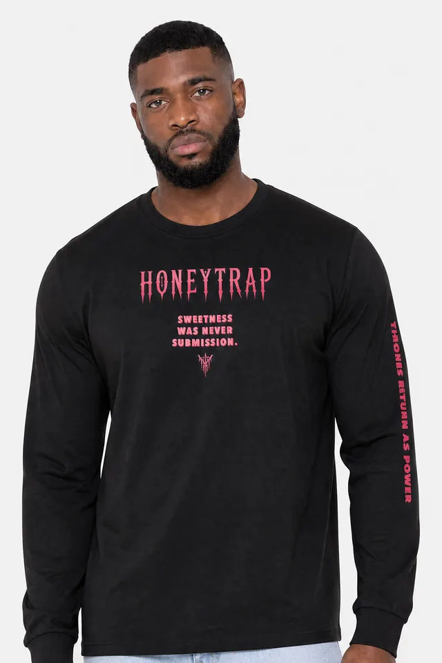 Honeytrap Sleeve Secrets Long Sleeve on model