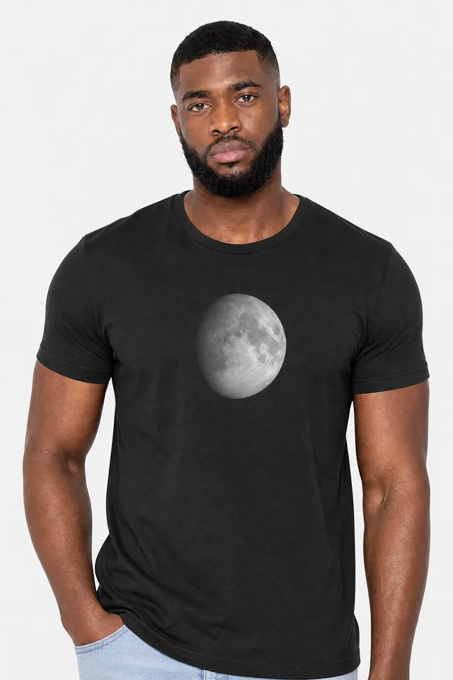 The Moon Tee on model