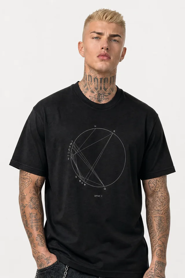 The Natal Chart Tee on model