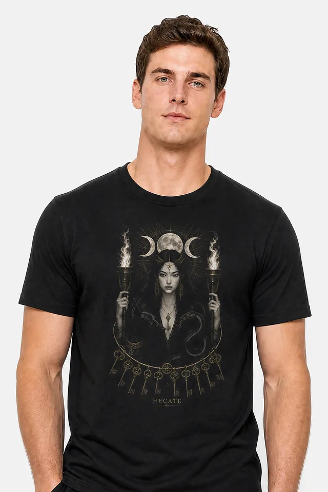 Hecate · The Witch Tee on model