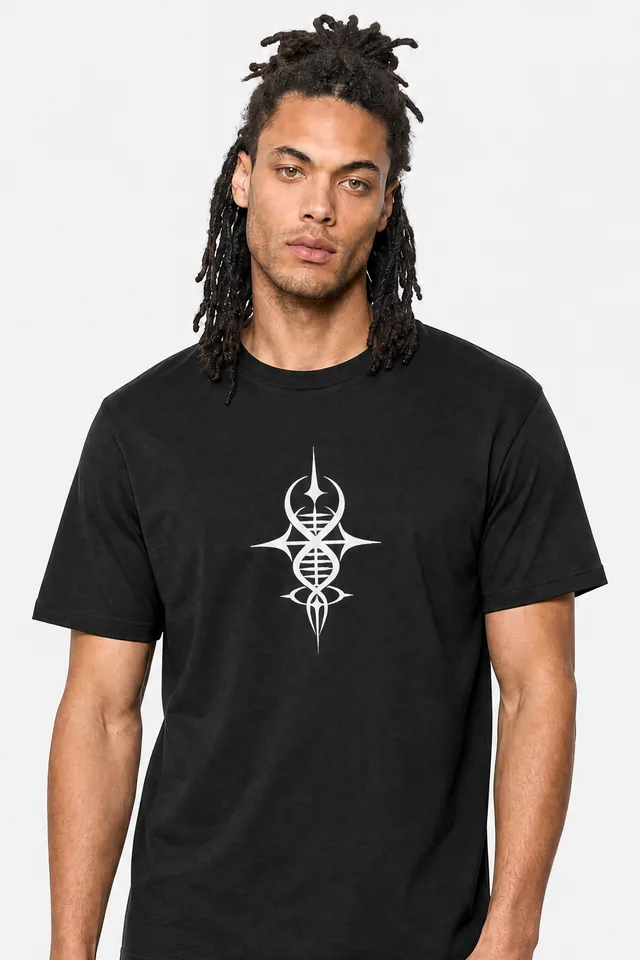 Helix Sigil Tee on model
