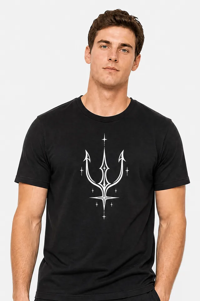 Neptune Sigil Tee on model