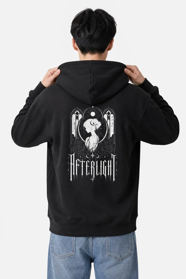 Stained Arch Hoodie on model
