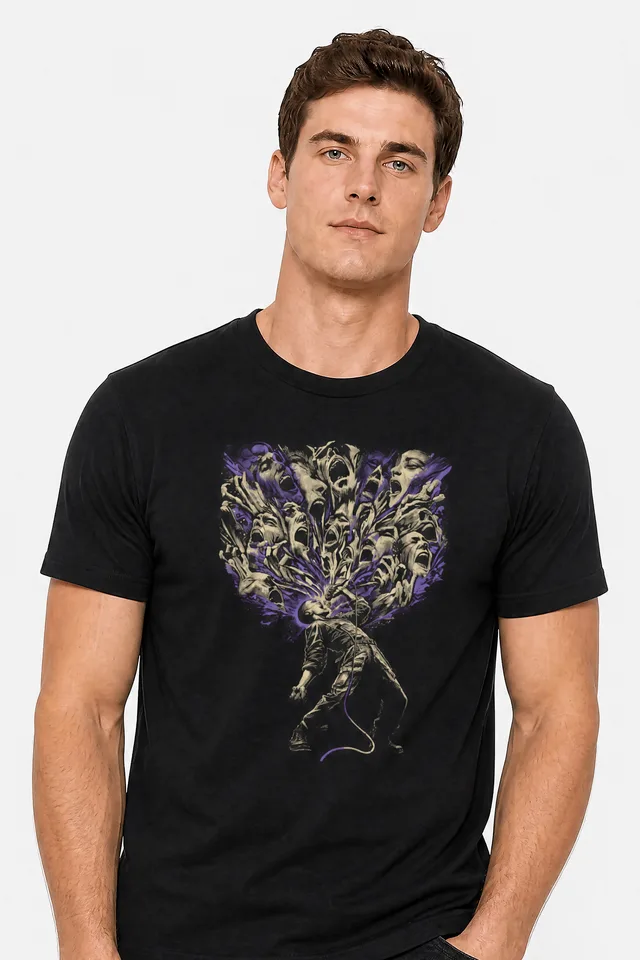 Choir of One Tee on model
