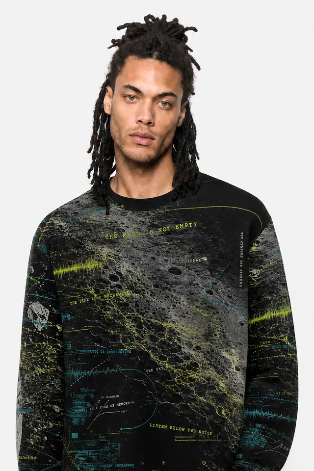 Hollow Signal Sweatshirt on model