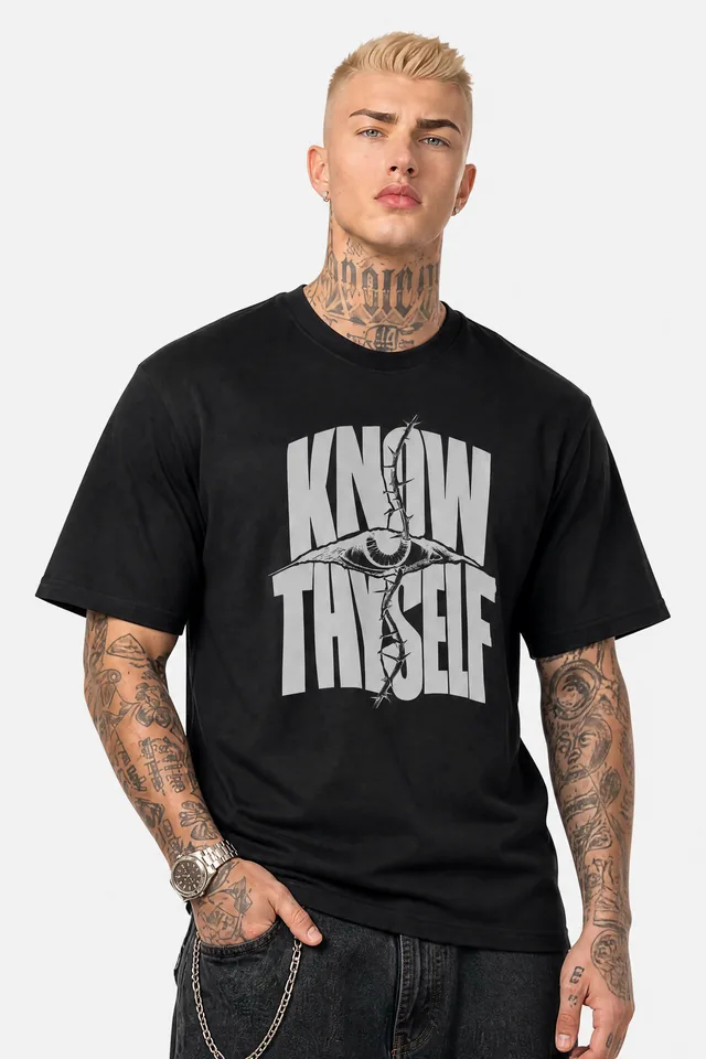 Know Thyself Tee on model