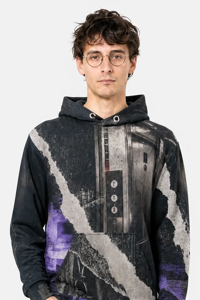 No Witness Hoodie on model