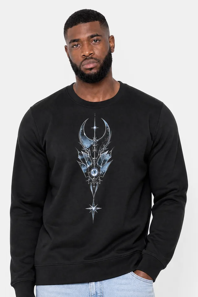 Scrying Pendant Sweatshirt on model