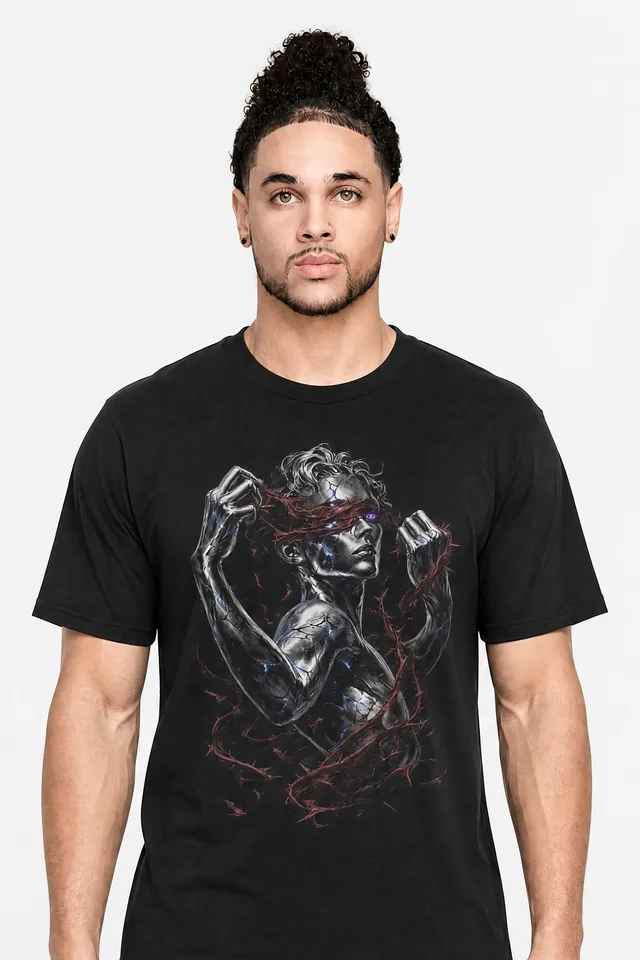 Saint of Self Tee on model