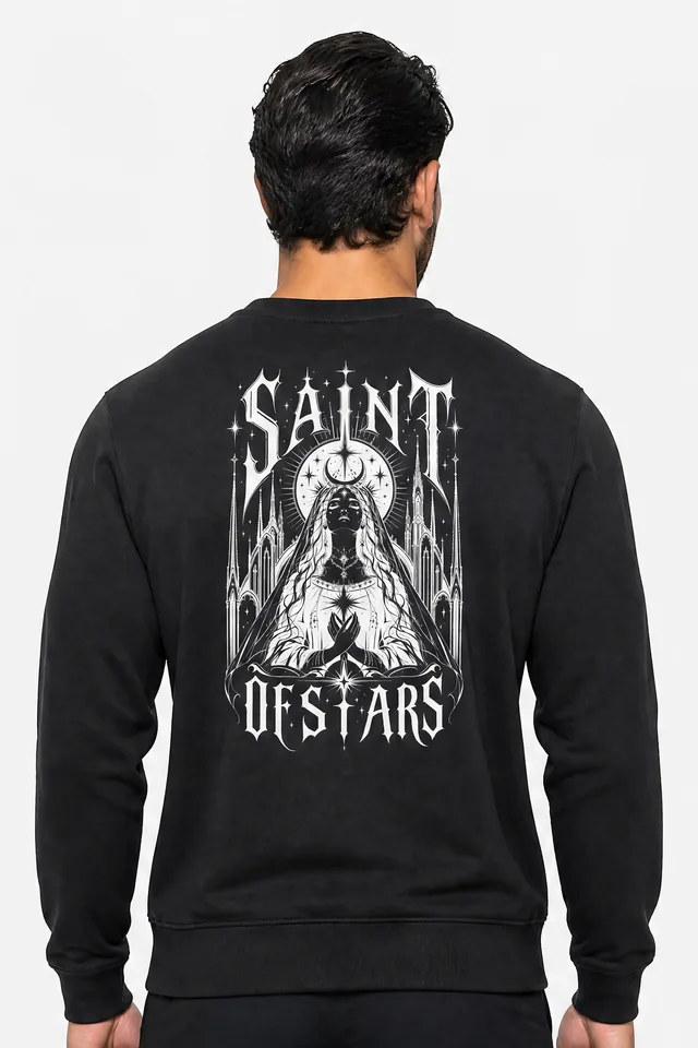 Veiled Prayer Sweatshirt on model