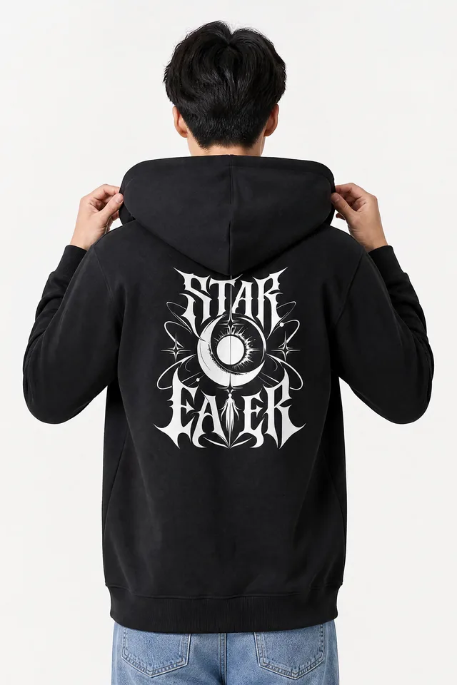 Serpent Moon Hoodie on model