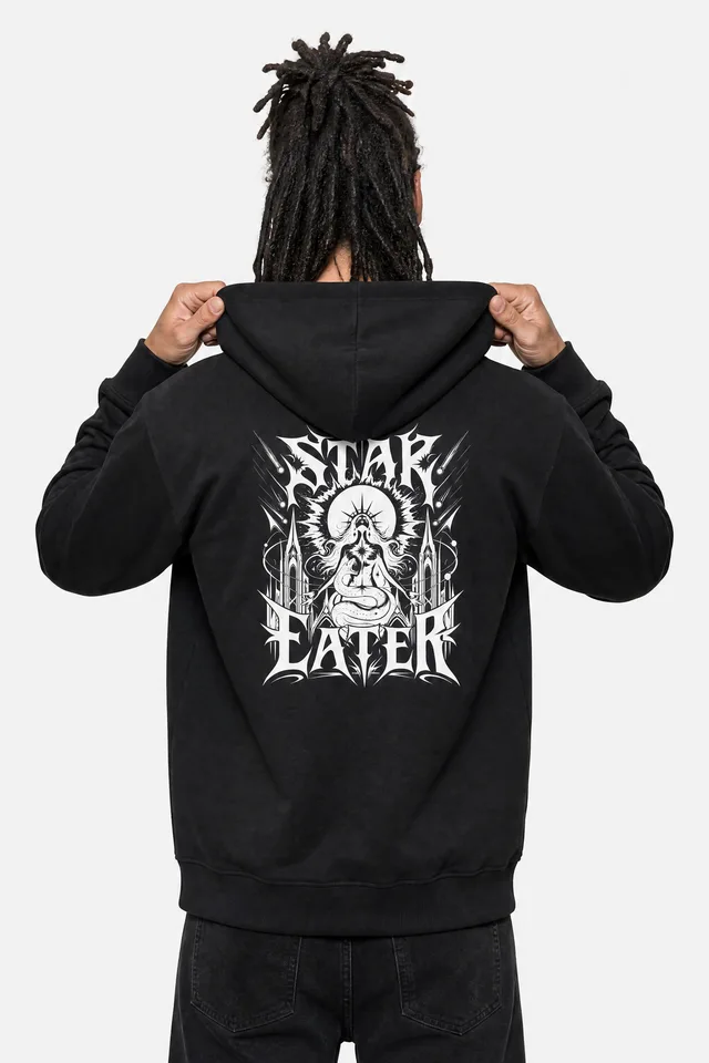 Serpent Saint Hoodie on model