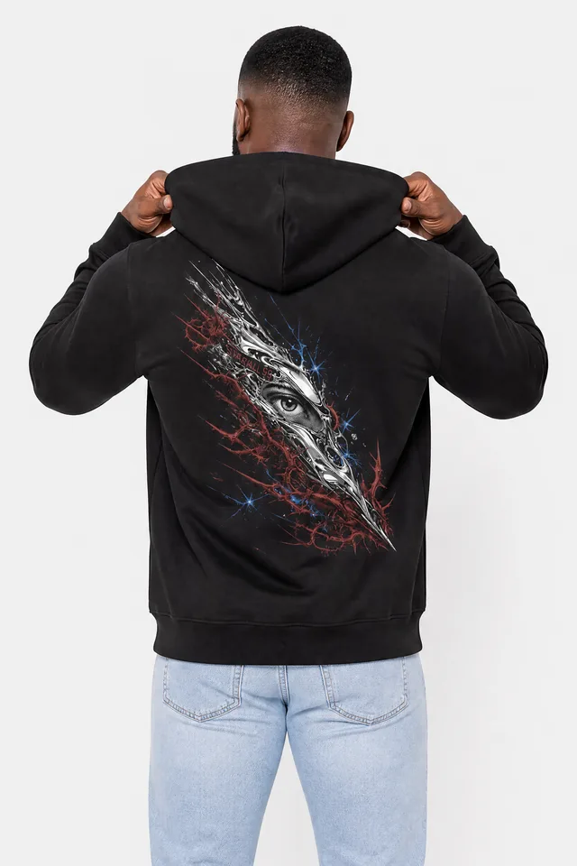 Starfall 99 / Redshift Hoodie on model