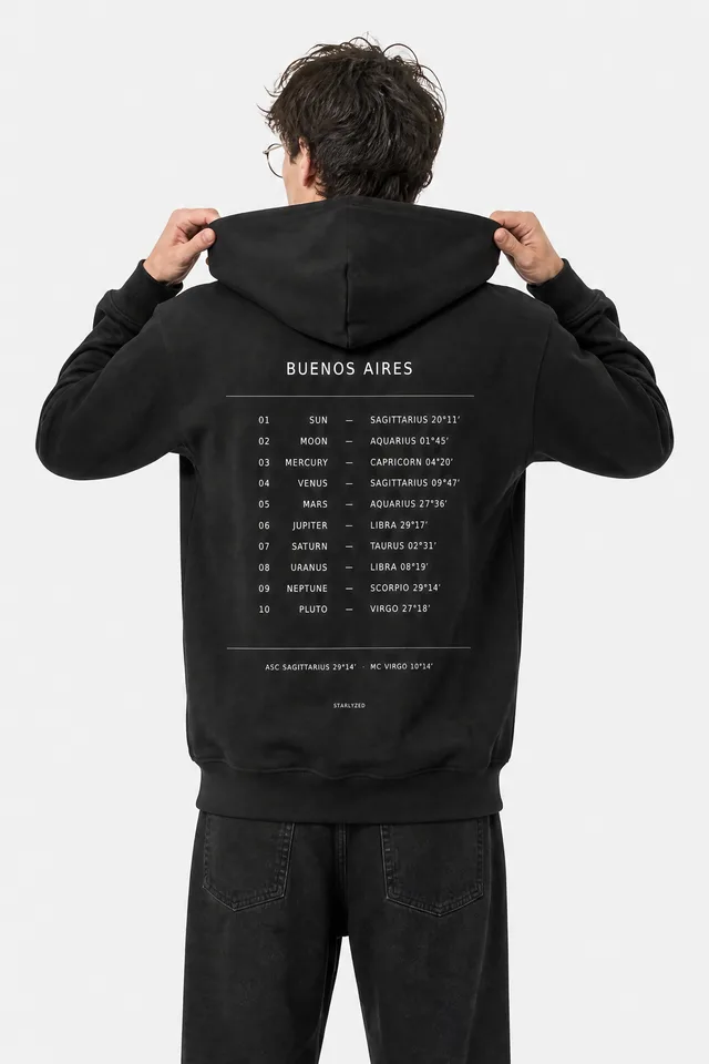 The Tracklist Hoodie on model