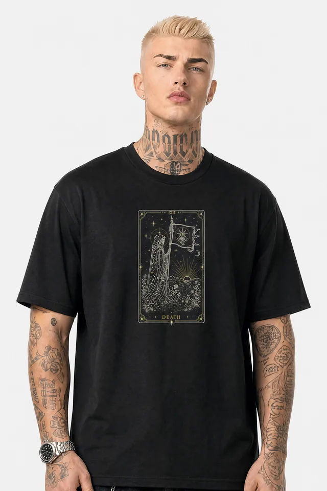 Death Tarot Tee on model