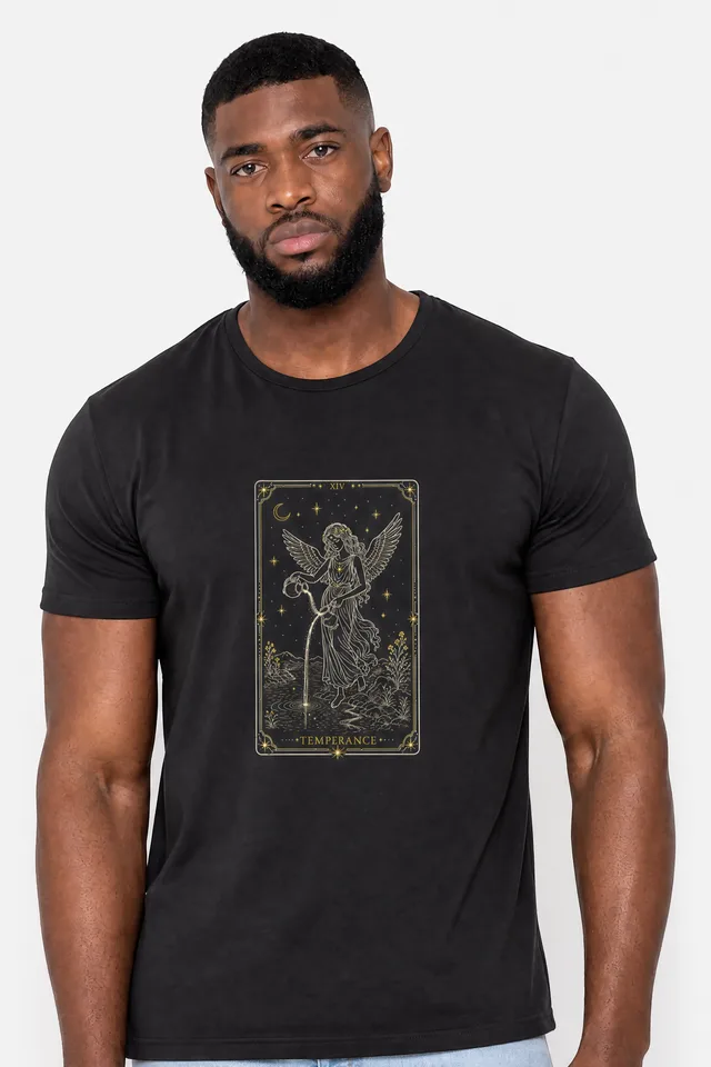 Temperance Tarot Tee on model