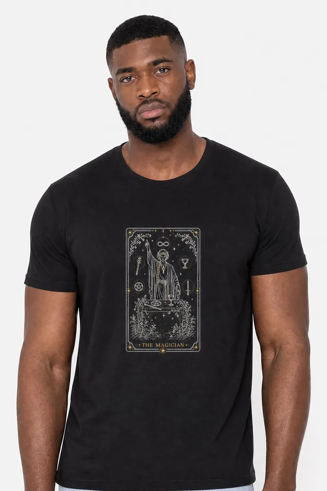 The Magician Tarot Tee on model