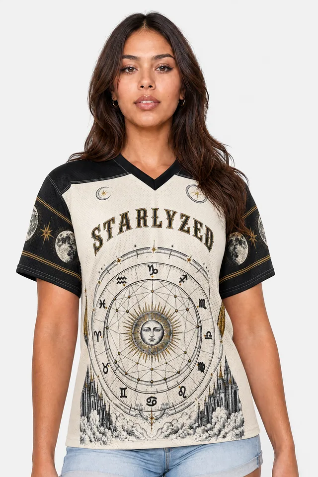 Celestial League Jersey on model