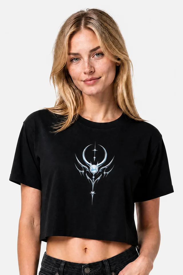 Ice Venus Crop Top on model