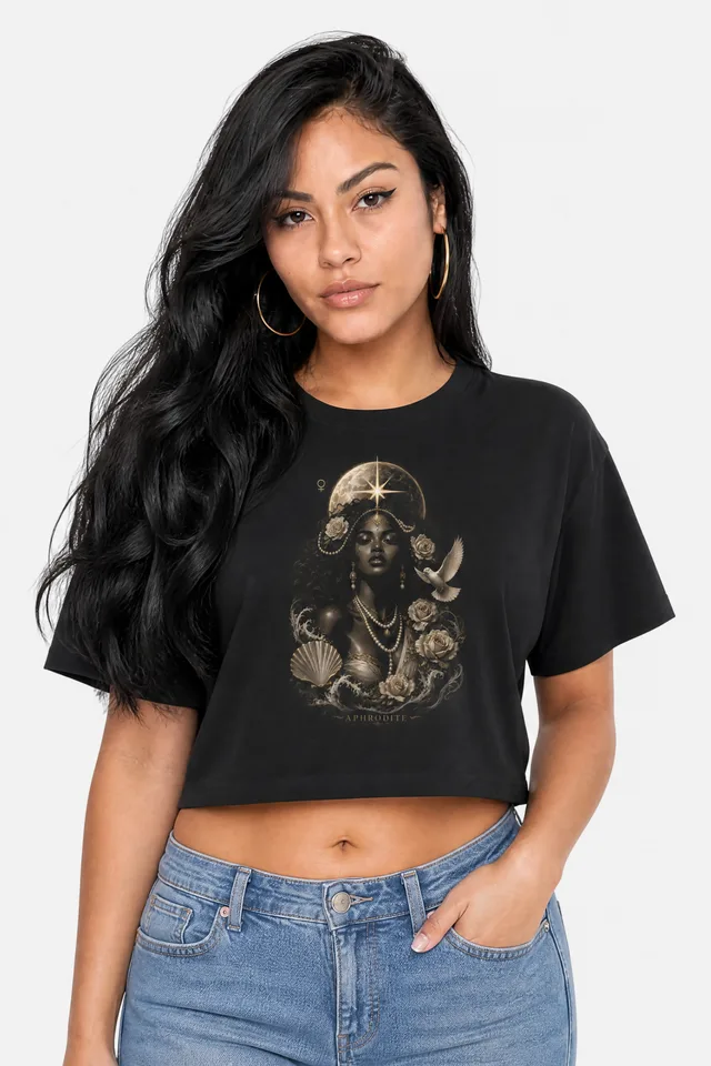 Aphrodite · The Seductress Crop Top on model