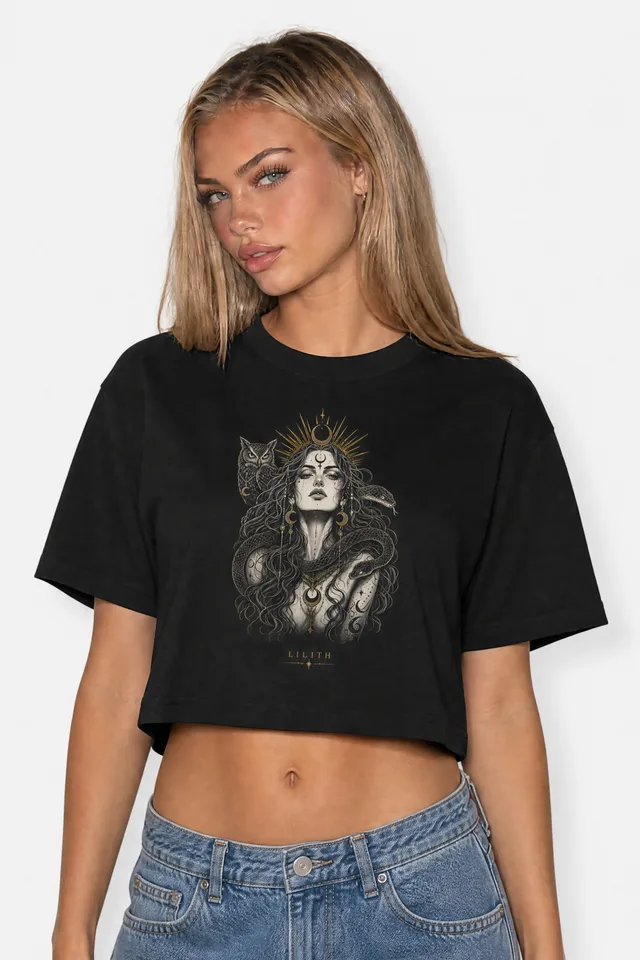 Lilith · The Untamed Crop Top on model