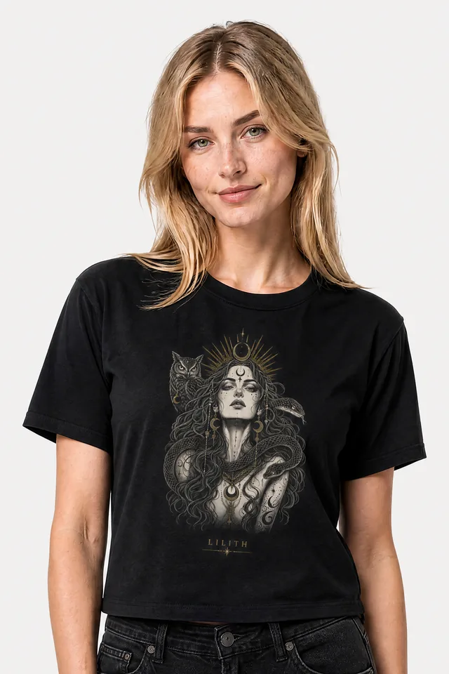 Lilith · The Untamed Tee on model