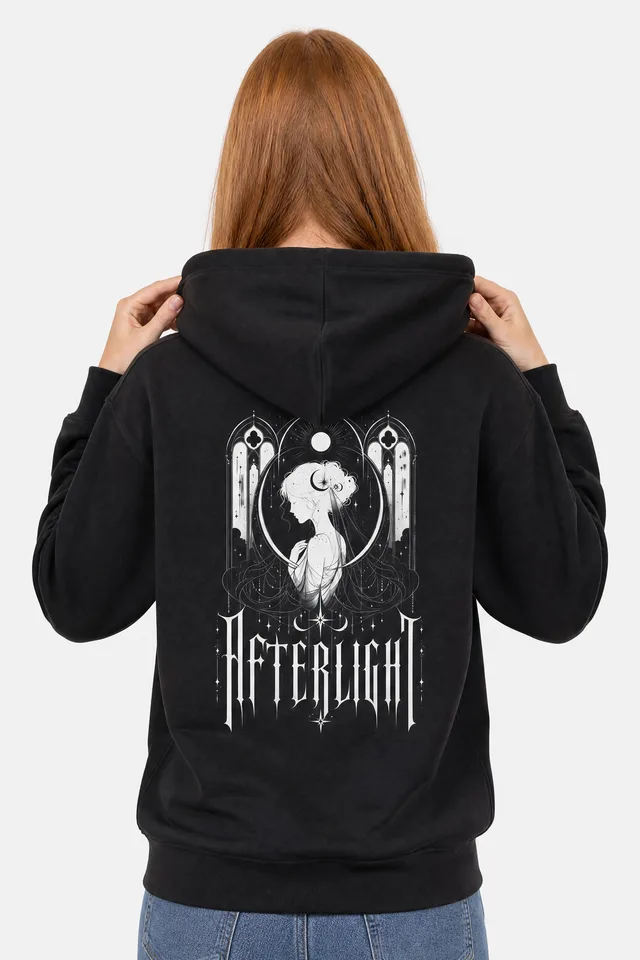 Stained Arch Hoodie on model