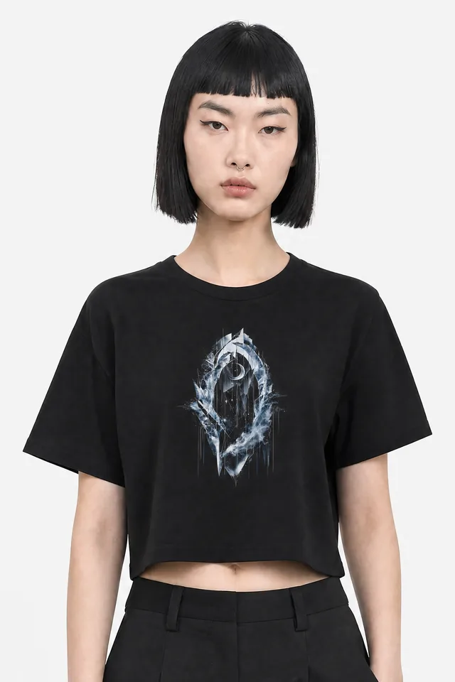 Ice Gate Crop Top on model