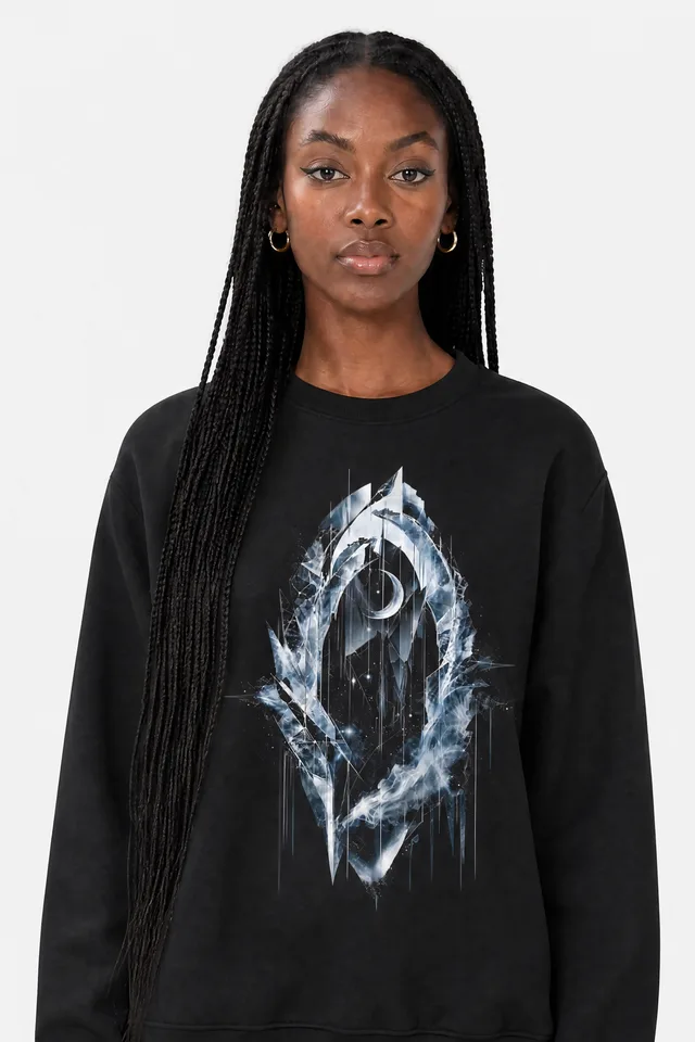 Ice Gate Sweatshirt on model