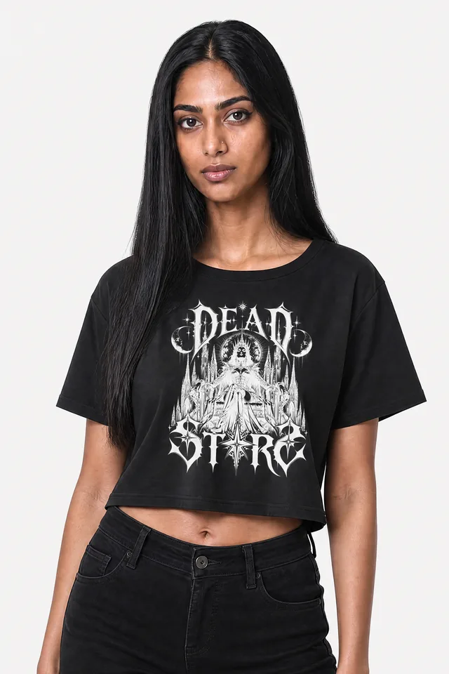 Ascension Crop Top on model
