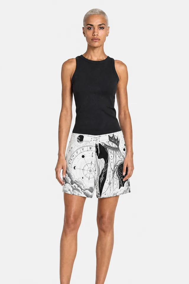 Oracle Court Board Shorts on model