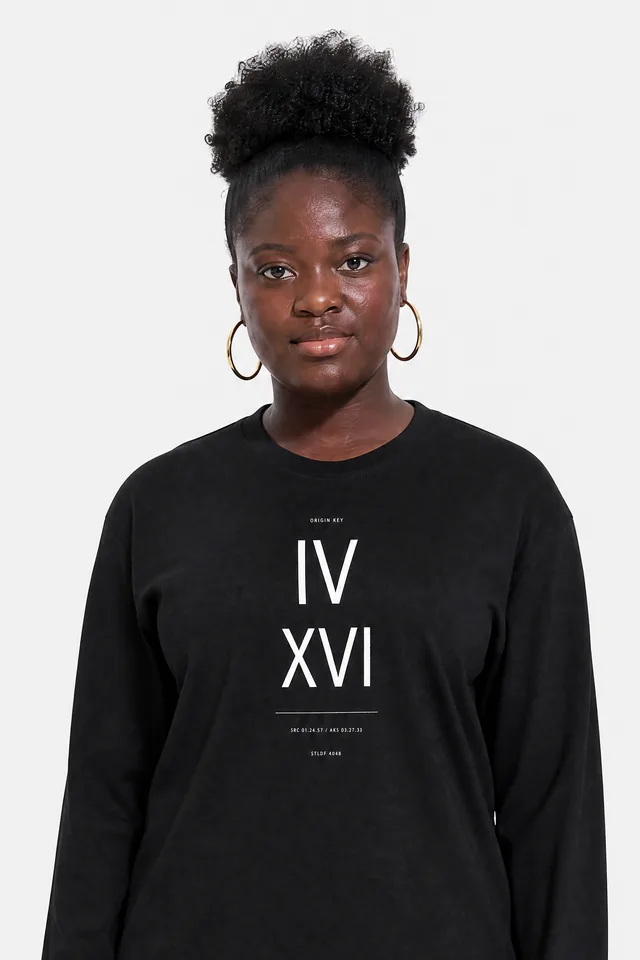 The Origin Key Long Sleeve on model